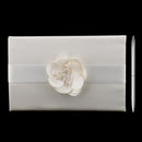 4Pcs Sash Wedding Ceremony Sets Guest Book Pen Holder Flower Basket Ring Pillow Champagne