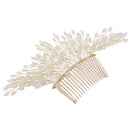 Wedding Hair Comb Silver Crystal Bridal Accessories Rhinestone