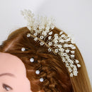 Wedding Hair Comb Silver Crystal Bridal Accessories Rhinestone