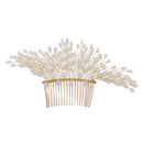Wedding Hair Comb Silver Crystal Bridal Accessories Rhinestone