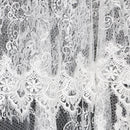 Charming Wedding Bridal Party Gauze Shawl Wrap Shrug Jacket Bolero Embroidery Lace Flower Design