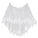Charming Wedding Bridal Party Gauze Shawl Wrap Shrug Jacket Bolero Embroidery Lace Flower Design