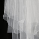 2 Layer Elbow Length Wedding Veil Bridal Veil With Comb