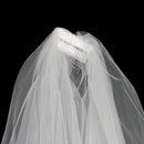 2 Layer Elbow Length Wedding Veil Bridal Veil With Comb
