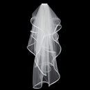 4Tier White Wedding Bridal Veil With Comb