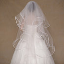 4Tier White Wedding Bridal Veil With Comb