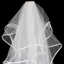 4Tier White Wedding Bridal Veil With Comb