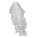 4Tier White Wedding Bridal Veil With Comb