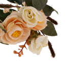 Women Girls Flower Cluster Hair Band Headband with Ribbon Hair Accessories