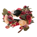 Bridal Wedding Colorful Flower Cluster Hair Band Garland Beach Headpiece