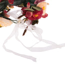 Bridal Wedding Colorful Flower Cluster Hair Band Garland Beach Headpiece