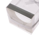 Pack of 12 Clear Gift Boxes with Ribbon Wedding Party Bomboniere Candy Cookie Cake Favor Box