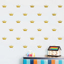 Golden Queen Crown Wall Stickers Removable Vinyl Sticker Kids Room Decor DIY