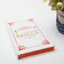 Novelty Folding Word Art Love Book Wedding Party Anniversary Notebook Home Art Deco