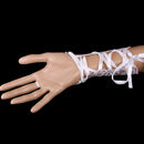 Elegant Lace Crystal Fingerless Long Bridal Glove Wedding Party Prom Costume