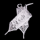 Elegant Lace Crystal Fingerless Long Bridal Glove Wedding Party Prom Costume