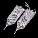 Elegant Lace Crystal Fingerless Long Bridal Glove Wedding Party Prom Costume