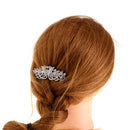 Beautiful Ladies Girls Butterfly Rhinestones Hair Comb Headwear Hair Costume