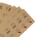 Pieces of 100/10 Sheets Kraft Bird Thank You Seal Sticker Present Gift Craft Sealer