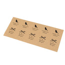 Pieces of 100/10 Sheets Kraft Bird Thank You Seal Sticker Present Gift Craft Sealer