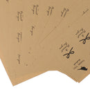 Pieces of 100/10 Sheets Kraft Bird Thank You Seal Sticker Present Gift Craft Sealer
