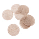 10Pieces Rustic Burlap Hessian Jute Round Pieces Sewing Craft DIY Brown