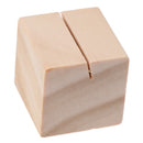 5pcs Rustic Nature Square Wood Photo Note Place Card Name Holders Table Number Decoration Birthday Wedding Party Favors