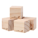 5pcs Rustic Nature Square Wood Photo Note Place Card Name Holders Table Number Decoration Birthday Wedding Party Favors
