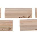 5pcs Rustic Cuboid Wooden Photo Note Place Card Name Holder Table Number Decoration Birthday Wedding Party Favors