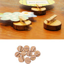 10Pc Rustic Chic Wood Wedding Party Restaurant Name Place Card Holder w/Clip