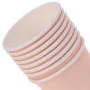8pcs Pink Paper Cups Gold Stripe Disposable Birthday BBQ Party Favors Tableware Events Catering