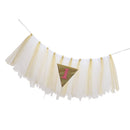 White Baby 1st Birthday High Chair Tutu Skirt Table Skirt Party Decoration