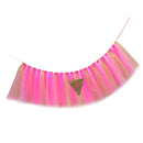 Baby Kids Shower Party Charms 1st Birthday High Chair Tutu Skirt Tulle Table Decor Skirt Party Supplies Rose