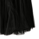 Knee Length Black 5 Layer Tulle Skirt Gown Petticoat Vintage 50s Rockabilly Tutu Costume