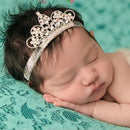 Baby Girls Newborn Princess Shower Party Photo Props Headwear Cute Crown Elastic Headband Red