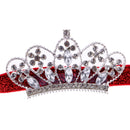 Baby Girls Newborn Princess Shower Party Photo Props Headwear Cute Crown Elastic Headband Red