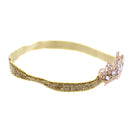 Baby Girls Newborn Princess Shower Party Photo Props Headwear Cute Crown Elastic Headband Gold