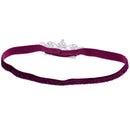Baby Girls Newborn Princess Shower Party Photo Props Headwear Cute Crown Elastic Headband Rose Red