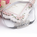 Baby Girls Newborn Princess Shower Party Photo Props Headwear Cute Crown Elastic Headband Silver