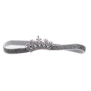 Baby Girls Newborn Princess Shower Party Photo Props Headwear Cute Crown Elastic Headband Silver