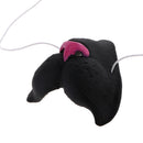Funny Latex Black Cat Nose with Elastic Band Halloween Party Costume Toy
