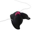 Funny Latex Black Cat Nose with Elastic Band Halloween Party Costume Toy