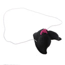 Funny Latex Black Cat Nose with Elastic Band Halloween Party Costume Toy