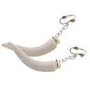 Novelty Elephant Tooth Drop Earrings Hen Night Halloween Party Fancy Dress