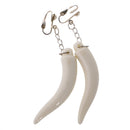Novelty Elephant Tooth Drop Earrings Hen Night Halloween Party Fancy Dress