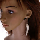 Novelty Elephant Tooth Drop Earrings Hen Night Halloween Party Fancy Dress
