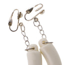 Novelty Elephant Tooth Drop Earrings Hen Night Halloween Party Fancy Dress
