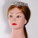 Diamante Heart Rhinestone Crystal Wedding Bridal Crown Headband Tiara Prom