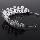 Diamante Heart Rhinestone Crystal Wedding Bridal Crown Headband Tiara Prom