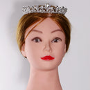 Diamante Heart Rhinestone Crystal Wedding Bridal Crown Headband Tiara Prom